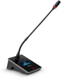 5G高端数字无线 触摸式鹅颈会议系统主席单元